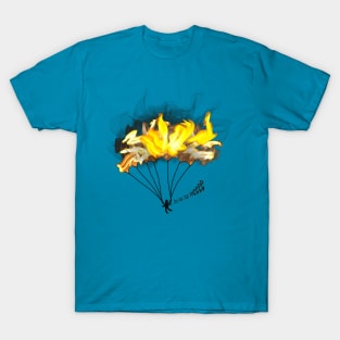 Parachute on Fire - Super Optimistic T-Shirt